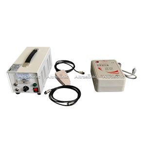 חיתוך בקבוק פלסטיק בשימוש 40khz 100w מכונת חיתוך פלסטיק אולטרה סאונד חתך מסודר